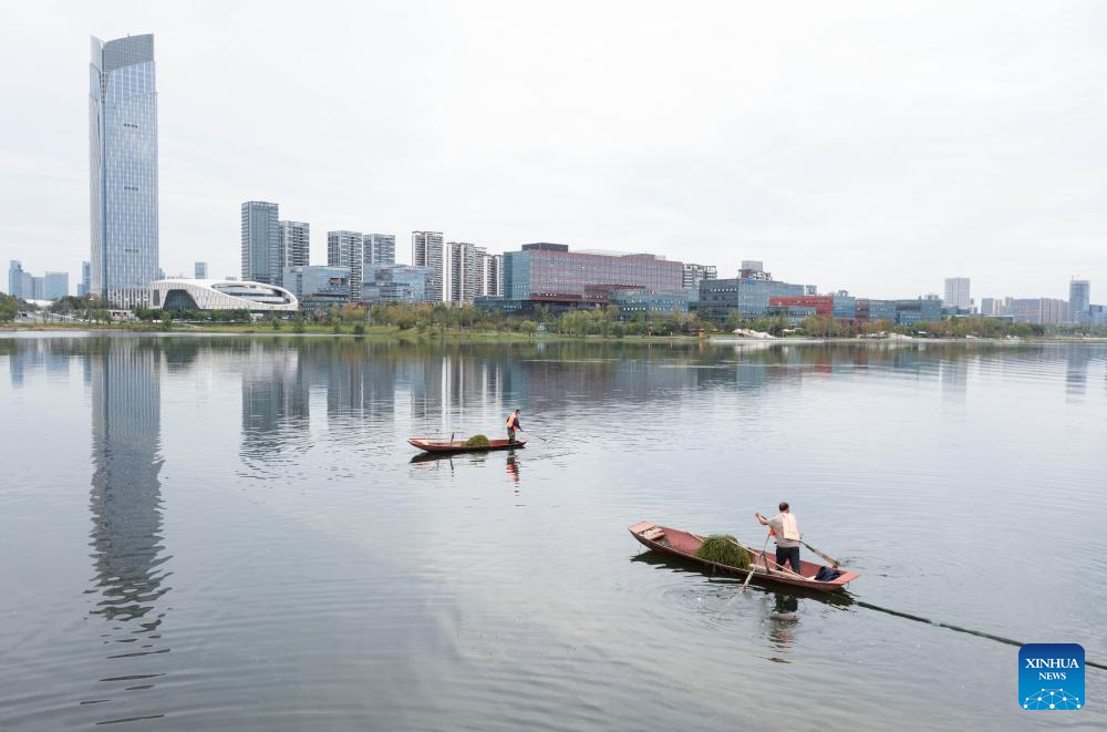 Water quality of Jinjiang River in Chengdu improves due to ecology management