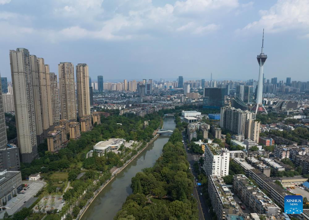 Water quality of Jinjiang River in Chengdu improves due to ecology management