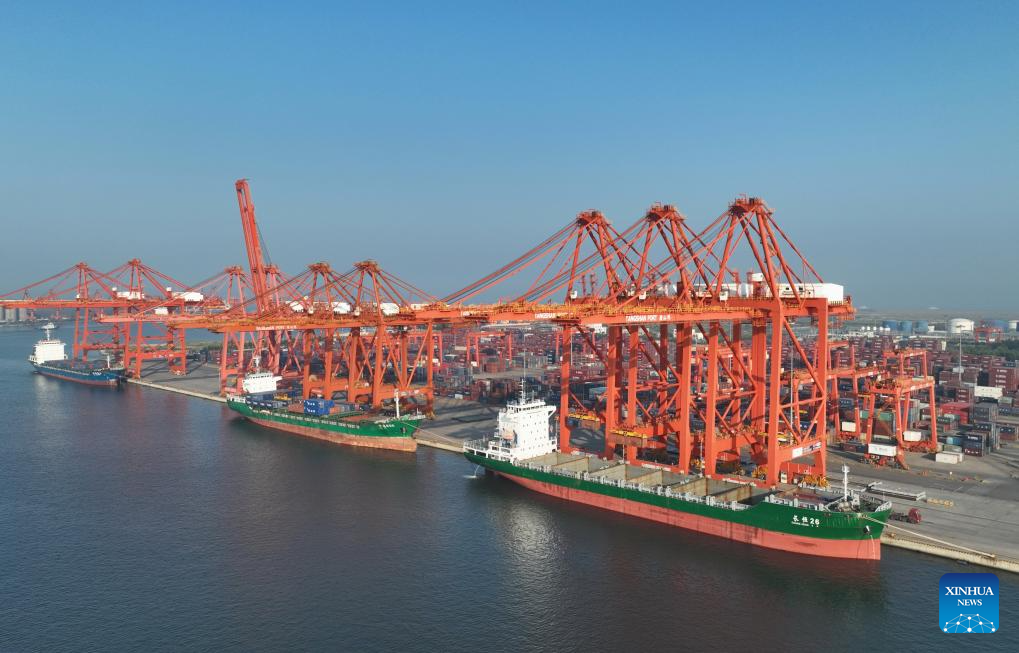 Foreign trade cargo throughput in Tangshan Port up 28.8 pct in H1