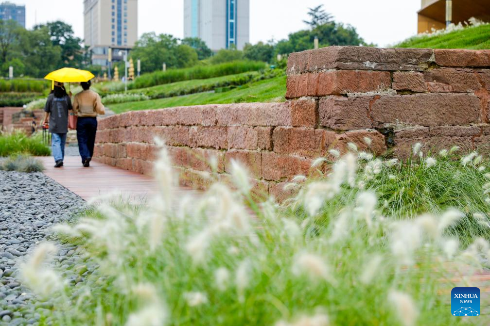 Outdoor historical relics park opens new area to public in Chengdu