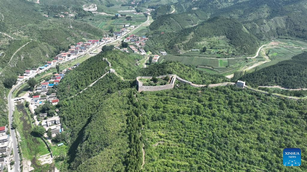 Scenery of Baiyangyu section of Great Wall in Qian'an of N China's Hebei