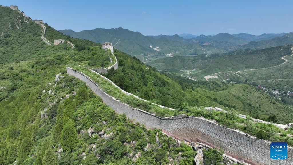 Scenery of Baiyangyu section of Great Wall in Qian'an of N China's Hebei