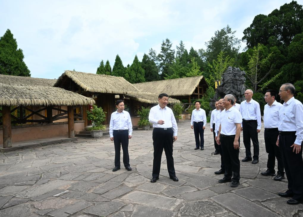 Xi inspects SW China's Sichuan