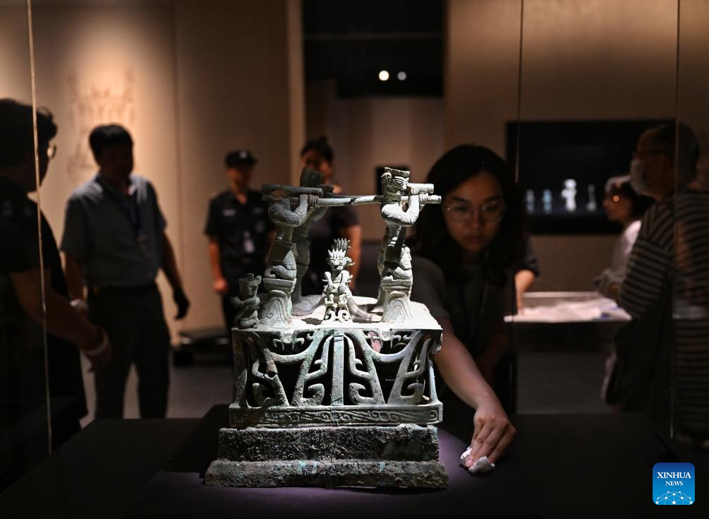New Sanxingdui Museum building starts trial operation in SW China's Sichuan