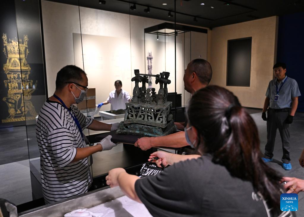 New Sanxingdui Museum building starts trial operation in SW China's Sichuan