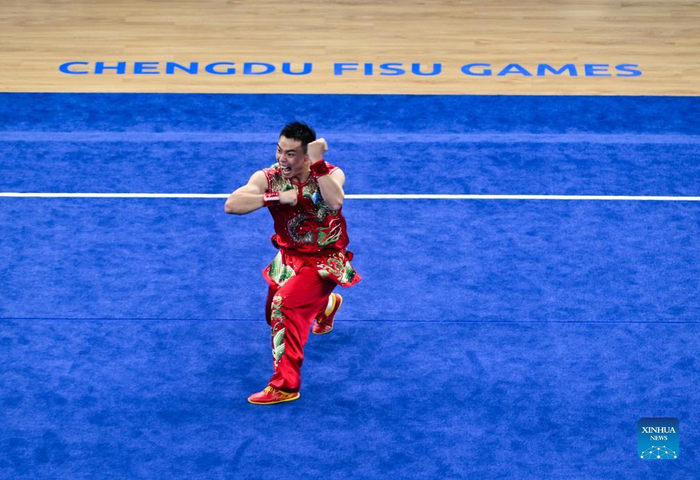 Chengdu Universiade | China's Cao Maoyuan wins first gold at Universiade with victory in martial arts