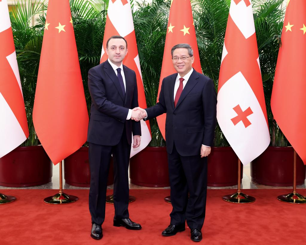 Chinese premier meets with Georgian PM