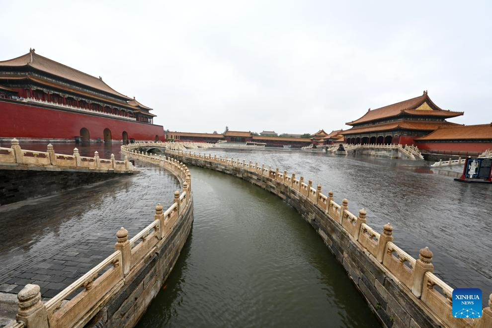 Forbidden City remains free of flooding thanks to sound drainage system