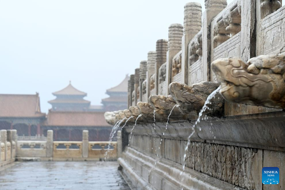 Forbidden City remains free of flooding thanks to sound drainage system