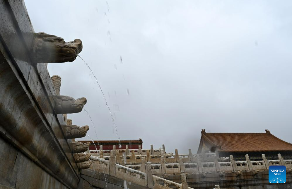 Forbidden City remains free of flooding thanks to sound drainage system