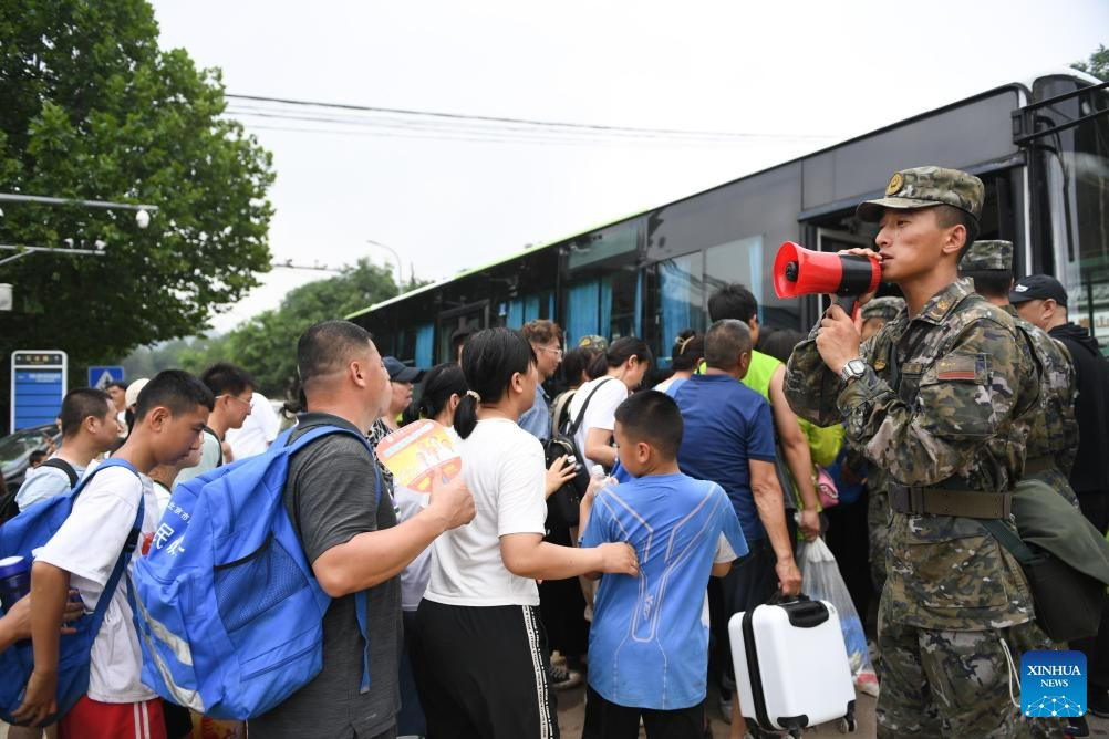 Trapped passengers in Mentougou District of Beijing safely transferred