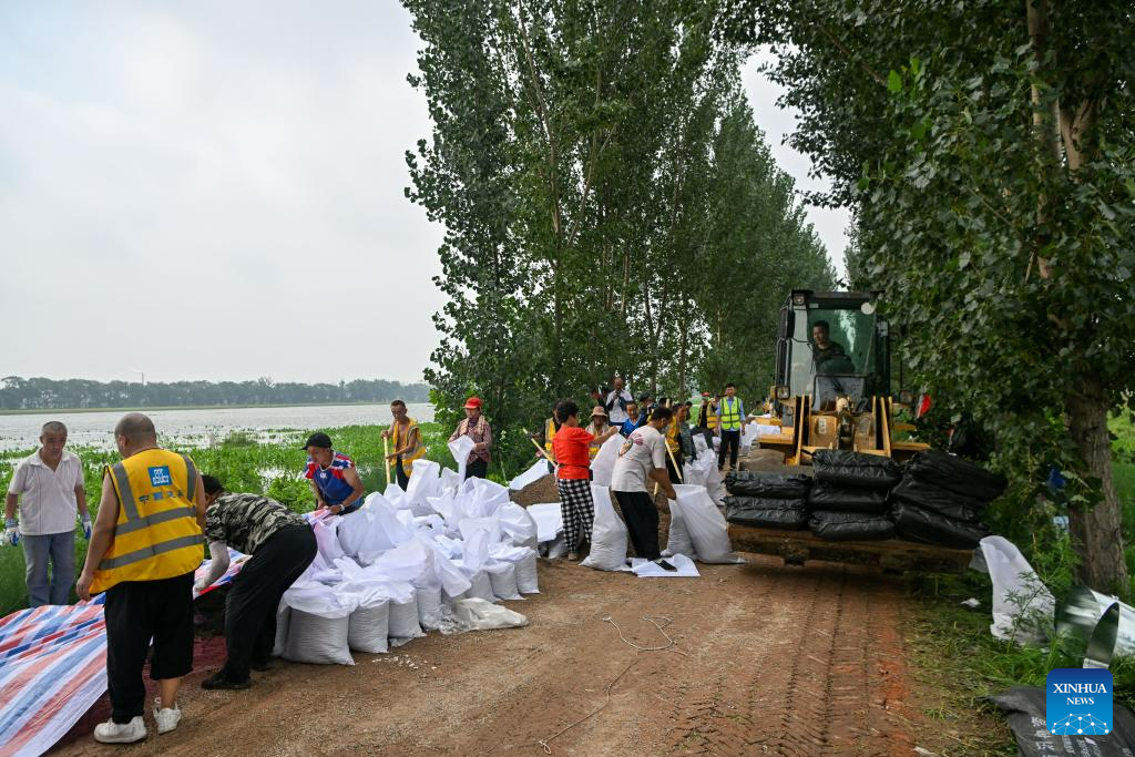 Heightening, reinforcement work of dams underway in Tianjin