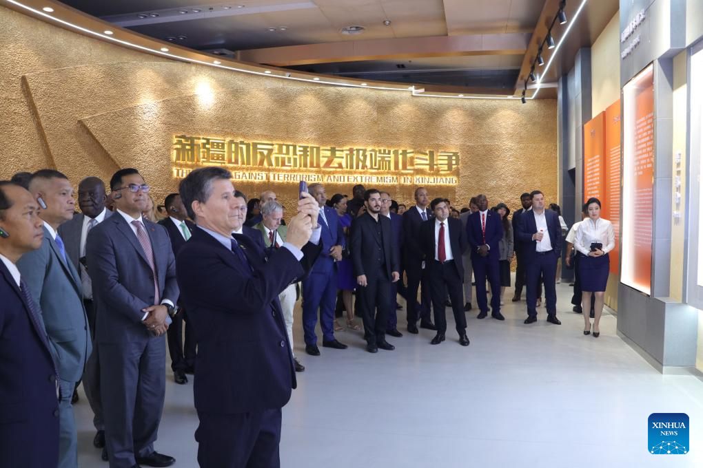 China Focus: Foreign envoys witness Xinjiang's vibrant life, development in visit