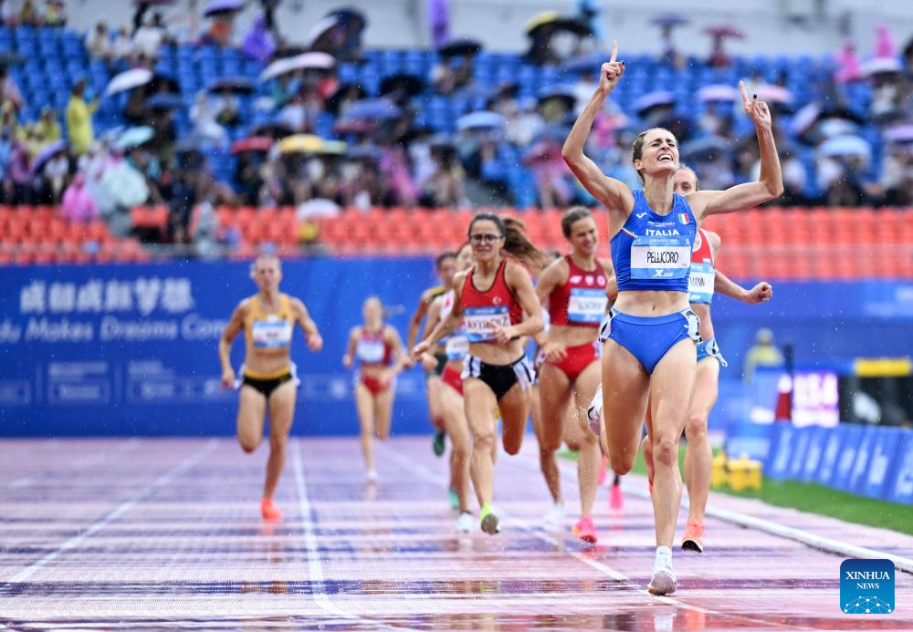 Highlights of athletics at Chengdu Universiade