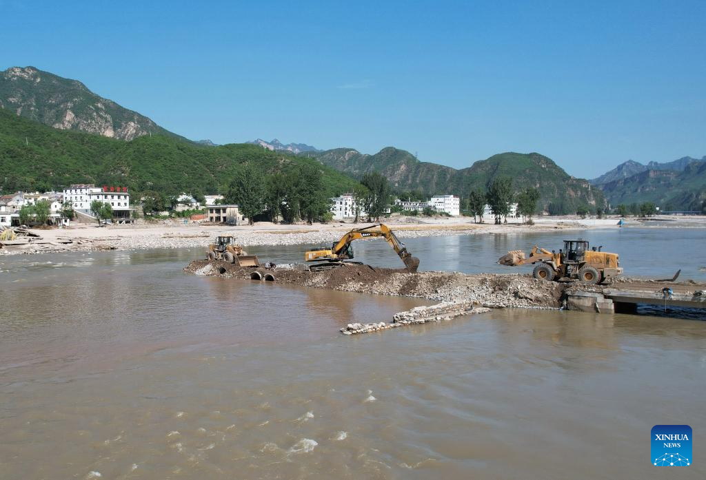 N China's Laishui County steps up post-typhoon recovery work