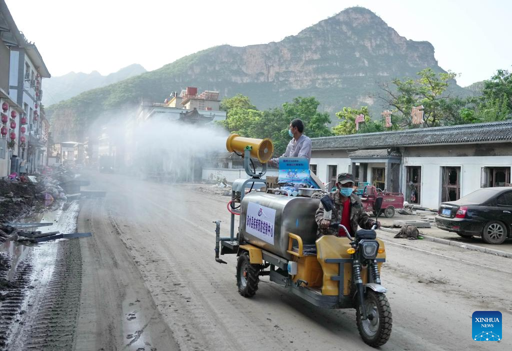 N China's Laishui County steps up post-typhoon recovery work