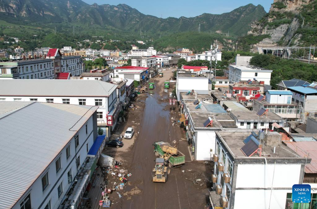 N China's Laishui County steps up post-typhoon recovery work