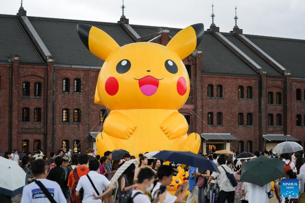 Pokemon festival held in Yokohama, Japan