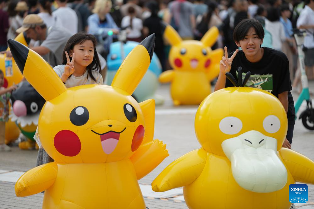 Pokemon festival held in Yokohama, Japan