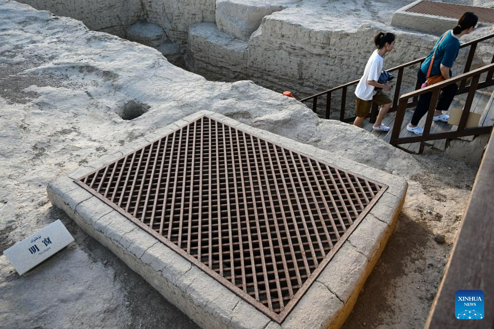 Scenery of Jiaohe ancient city in Turpan, NW China