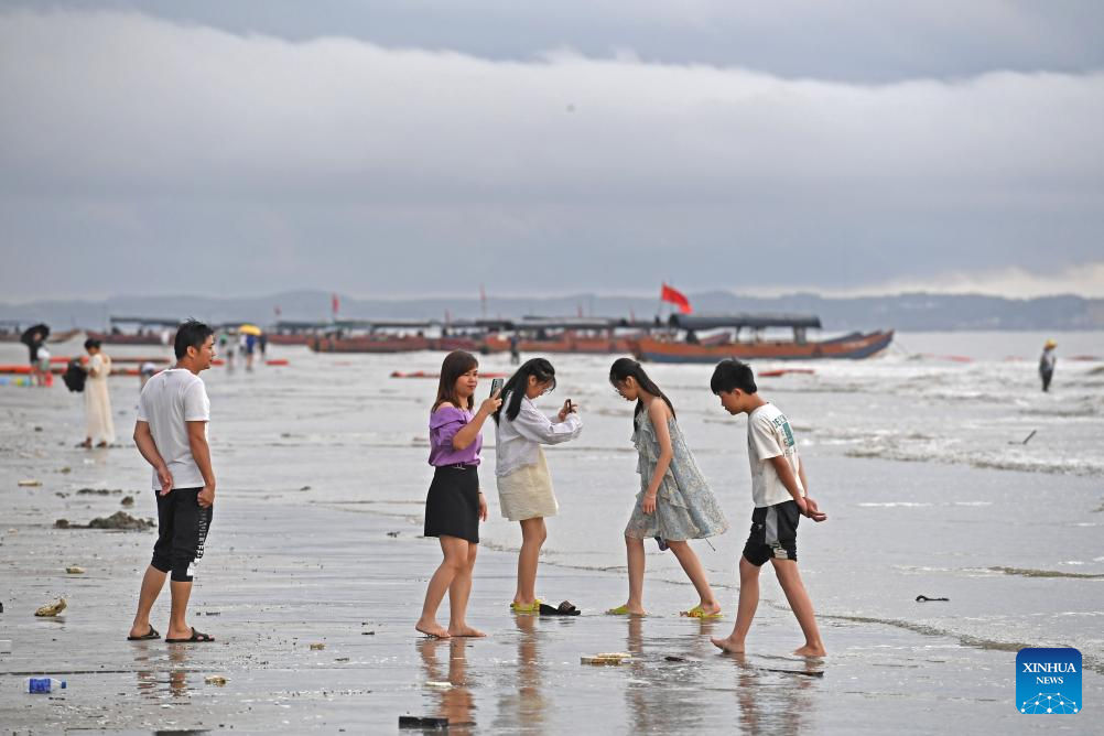 View of Jintan beach in China's Guangxi