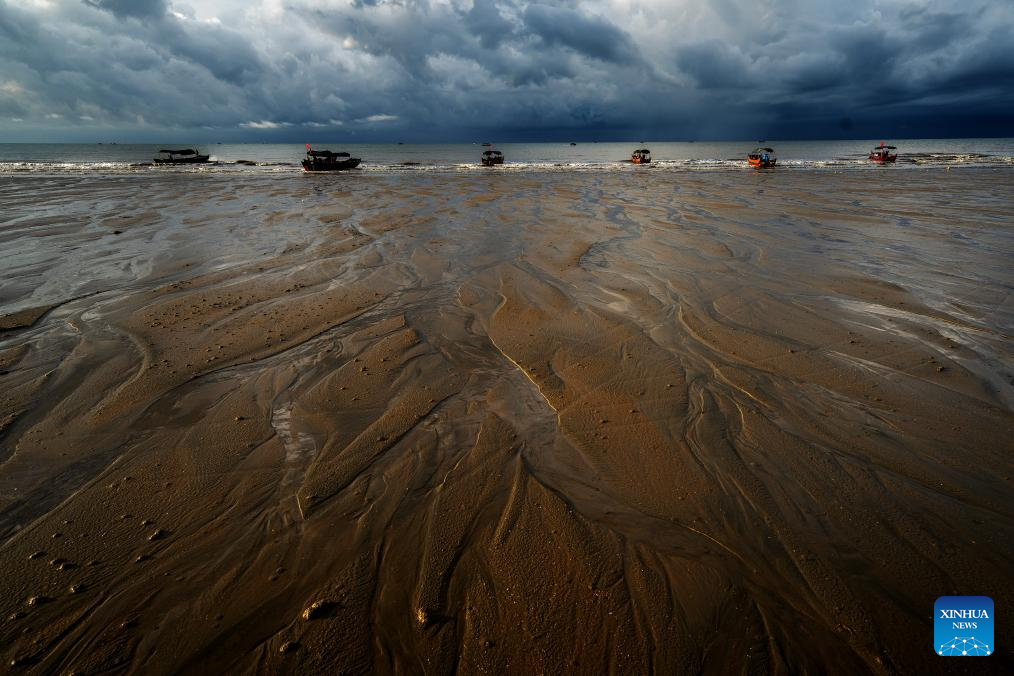 View of Jintan beach in China's Guangxi