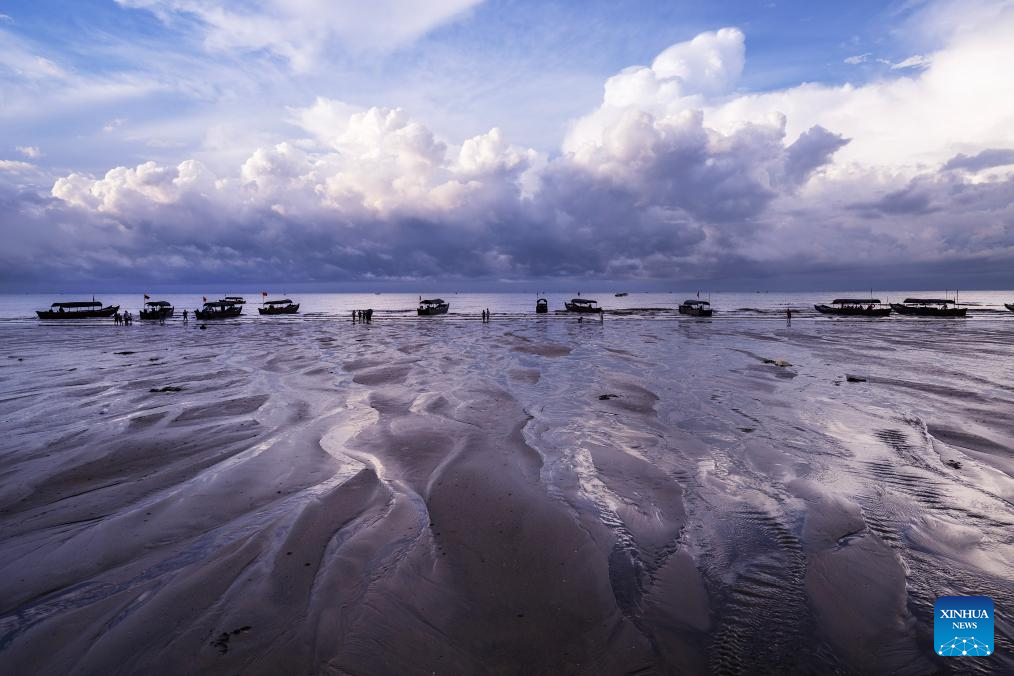 View of Jintan beach in China's Guangxi