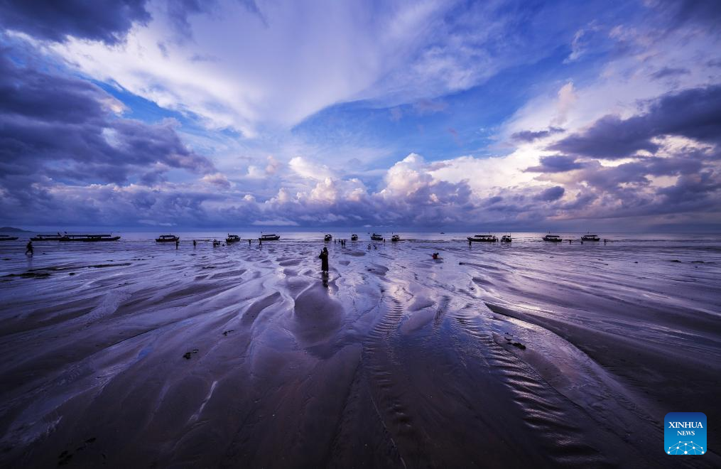 View of Jintan beach in China's Guangxi