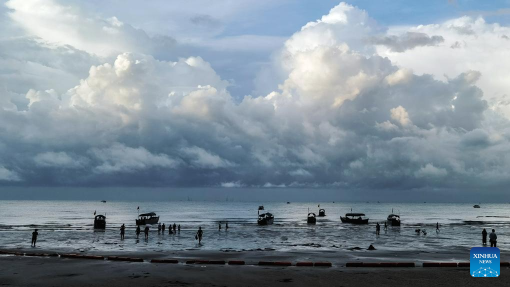 View of Jintan beach in China's Guangxi