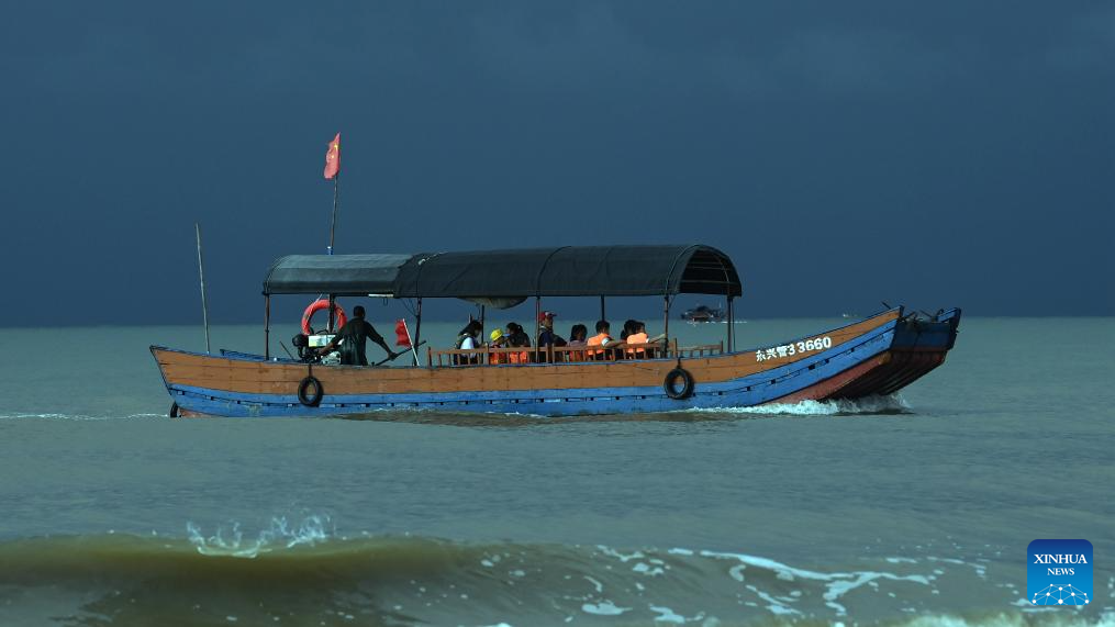 View of Jintan beach in China's Guangxi