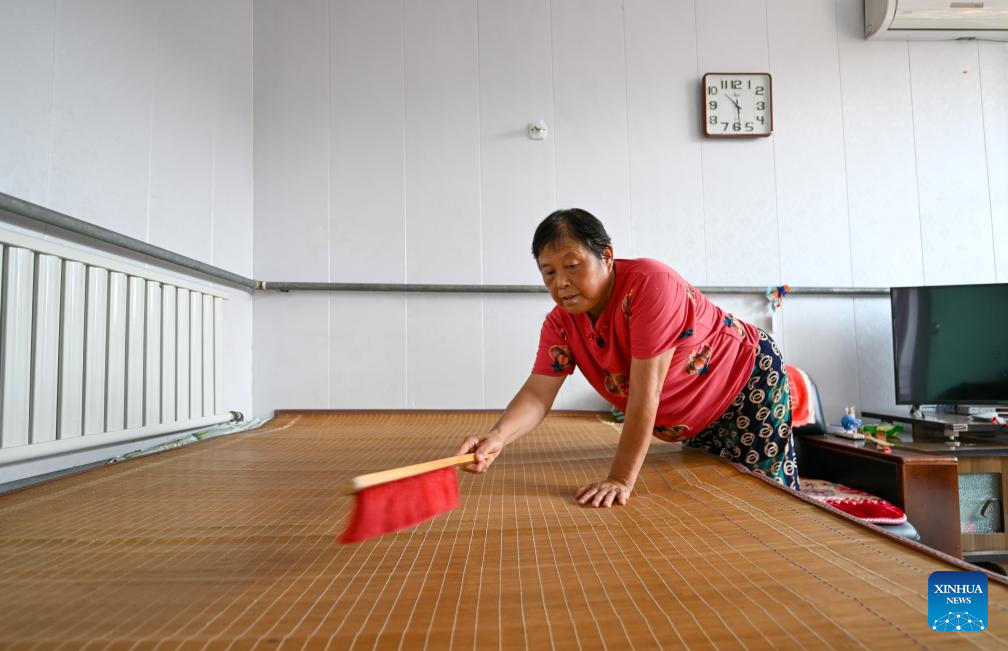 Flood-affected villagers return home in China's Tianjin