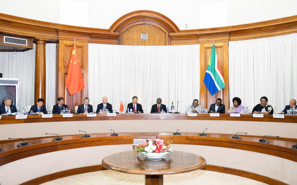 Xi calls on China, S. Africa to strengthen four partnerships in golden era