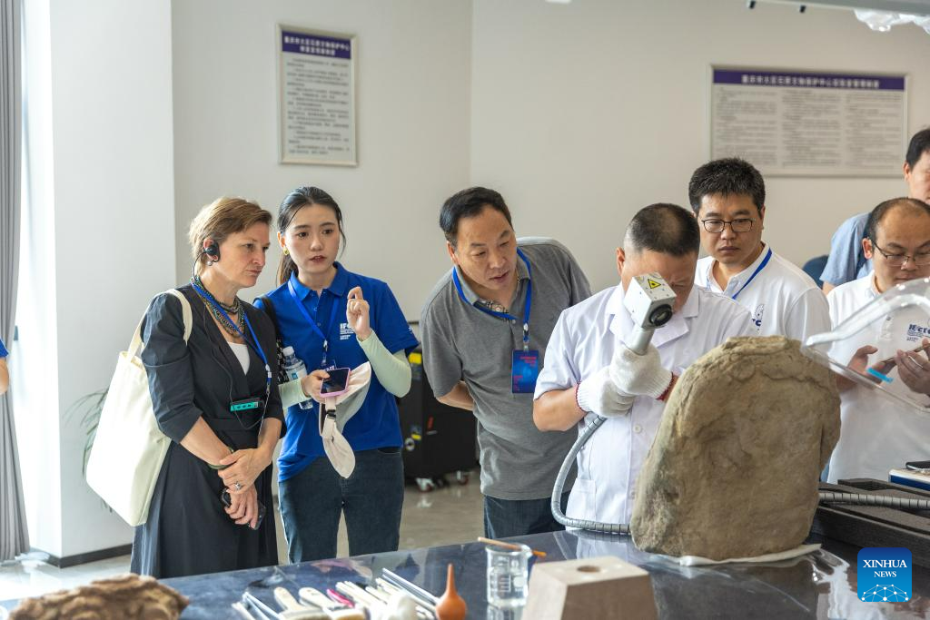 China Focus: Experts pool wisdom for cave temple conservation amid climate change