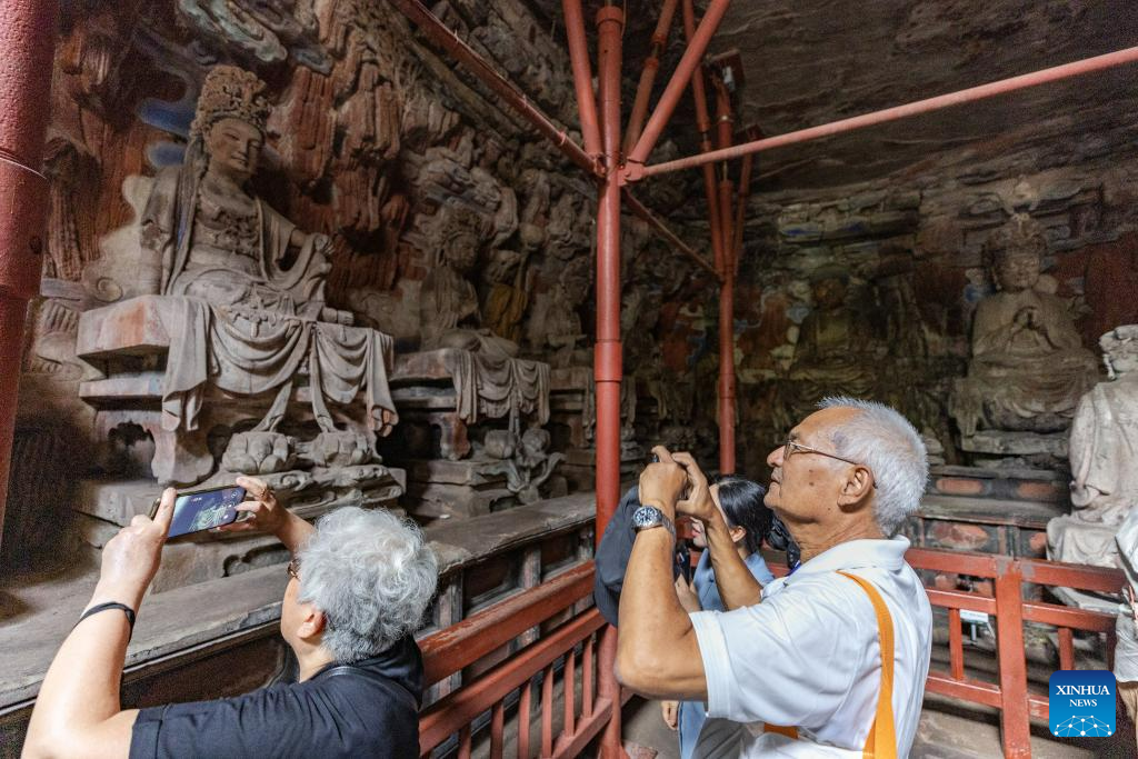 China Focus: Experts pool wisdom for cave temple conservation amid climate change