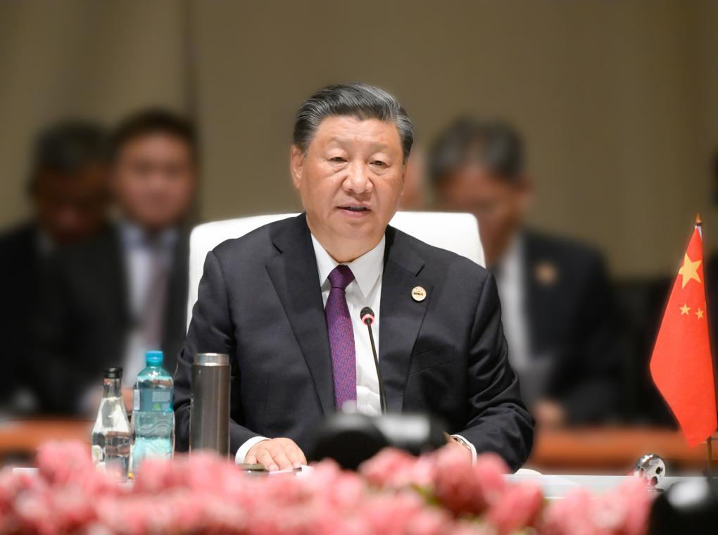 Xi says BRICS important force in shaping int'l landscape