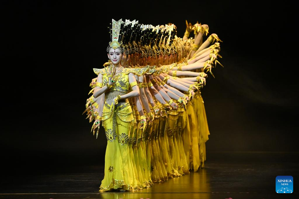 Cultural plays reflecting history and culture of Dunhuang held in Gansu, NW China