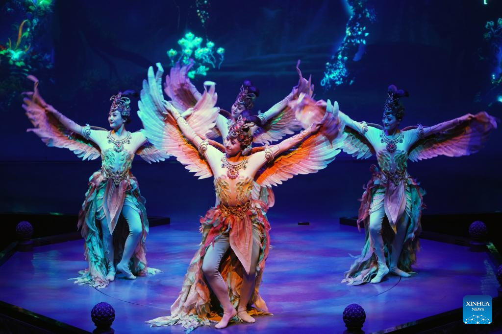 Cultural plays reflecting history and culture of Dunhuang held in Gansu, NW China