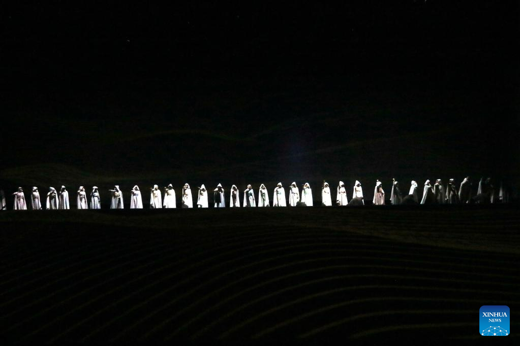 Cultural plays reflecting history and culture of Dunhuang held in Gansu, NW China