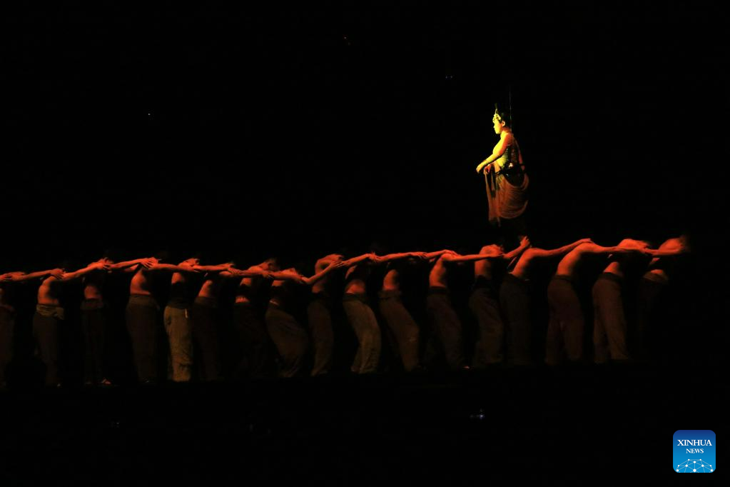 Cultural plays reflecting history and culture of Dunhuang held in Gansu, NW China