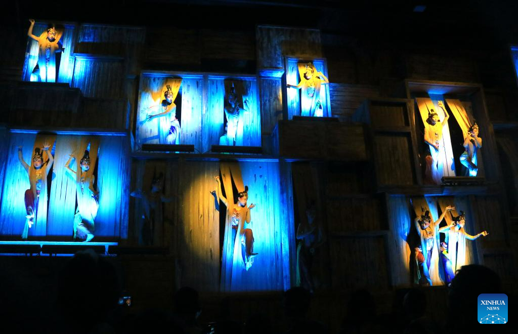 Cultural plays reflecting history and culture of Dunhuang held in Gansu, NW China