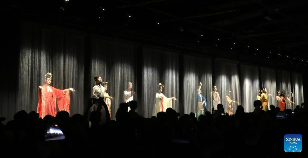 Cultural plays reflecting history and culture of Dunhuang held in Gansu, NW China