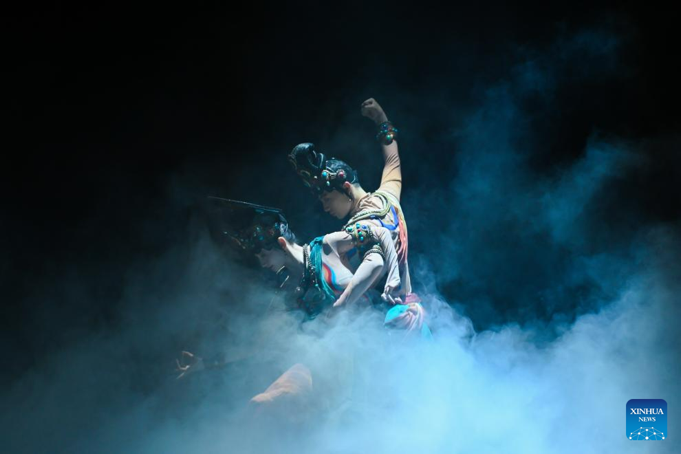 Cultural plays reflecting history and culture of Dunhuang held in Gansu, NW China