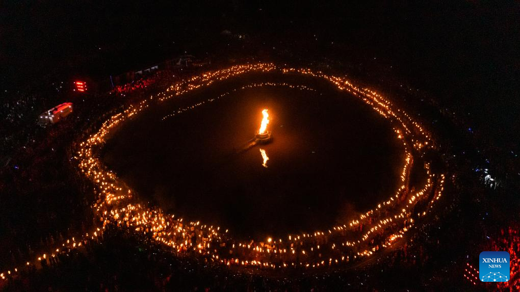 Torch Festival celebrated in Weining, SW China