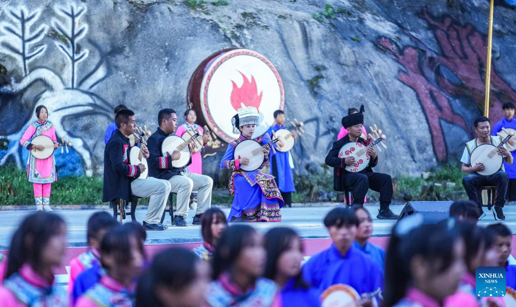 Torch Festival celebrated in Weining, SW China
