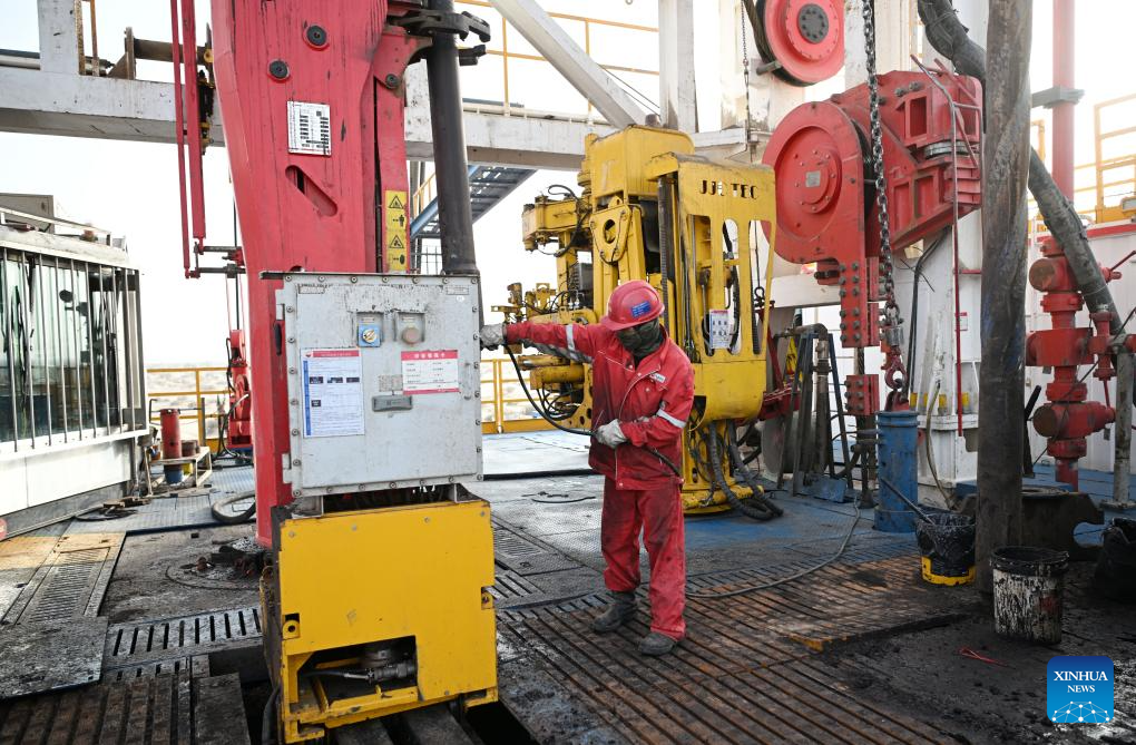 Drilling of borehole over 10,000 meters deep underway in Tarim Basin