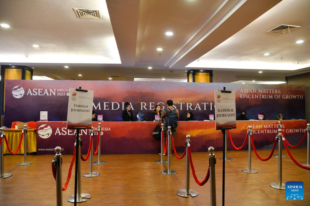 Preparation for 43rd summit of ASEAN underway in Jakarta, Indonesia