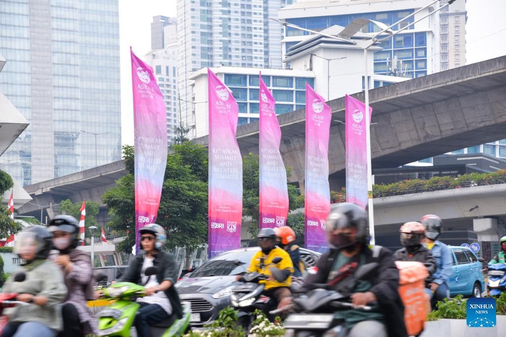 Preparation for 43rd summit of ASEAN underway in Jakarta, Indonesia