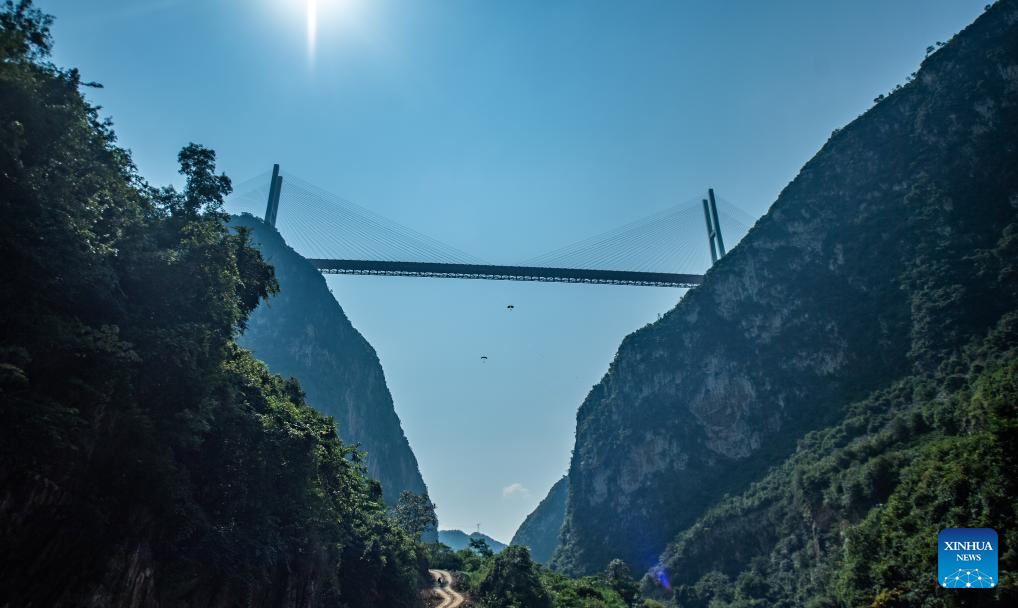 2023 Int'l High Bridge Extreme Sports Invitational Tournament held in Liupanshui, SW China