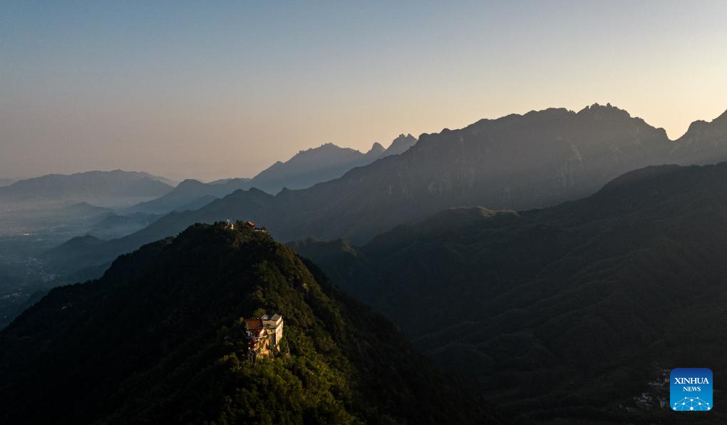 Scenery of Jiuhua Mountain in east China
