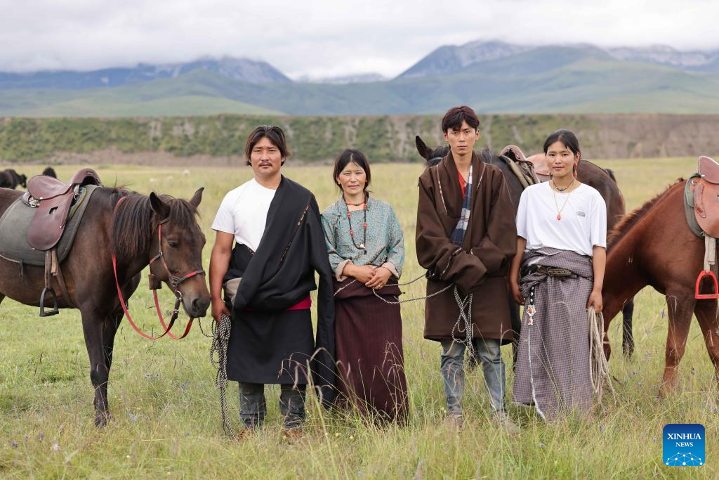 Pic story of shepherd family in NW China